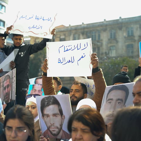 Protest in Marjeh Square, March2025 Copyright by Salam Kabboul