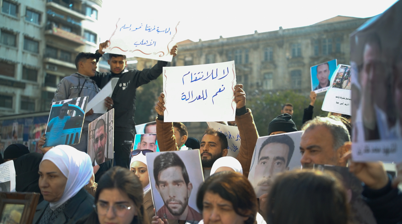 Protest in Marjeh Square, March2025 Copyright by Salam Kabboul