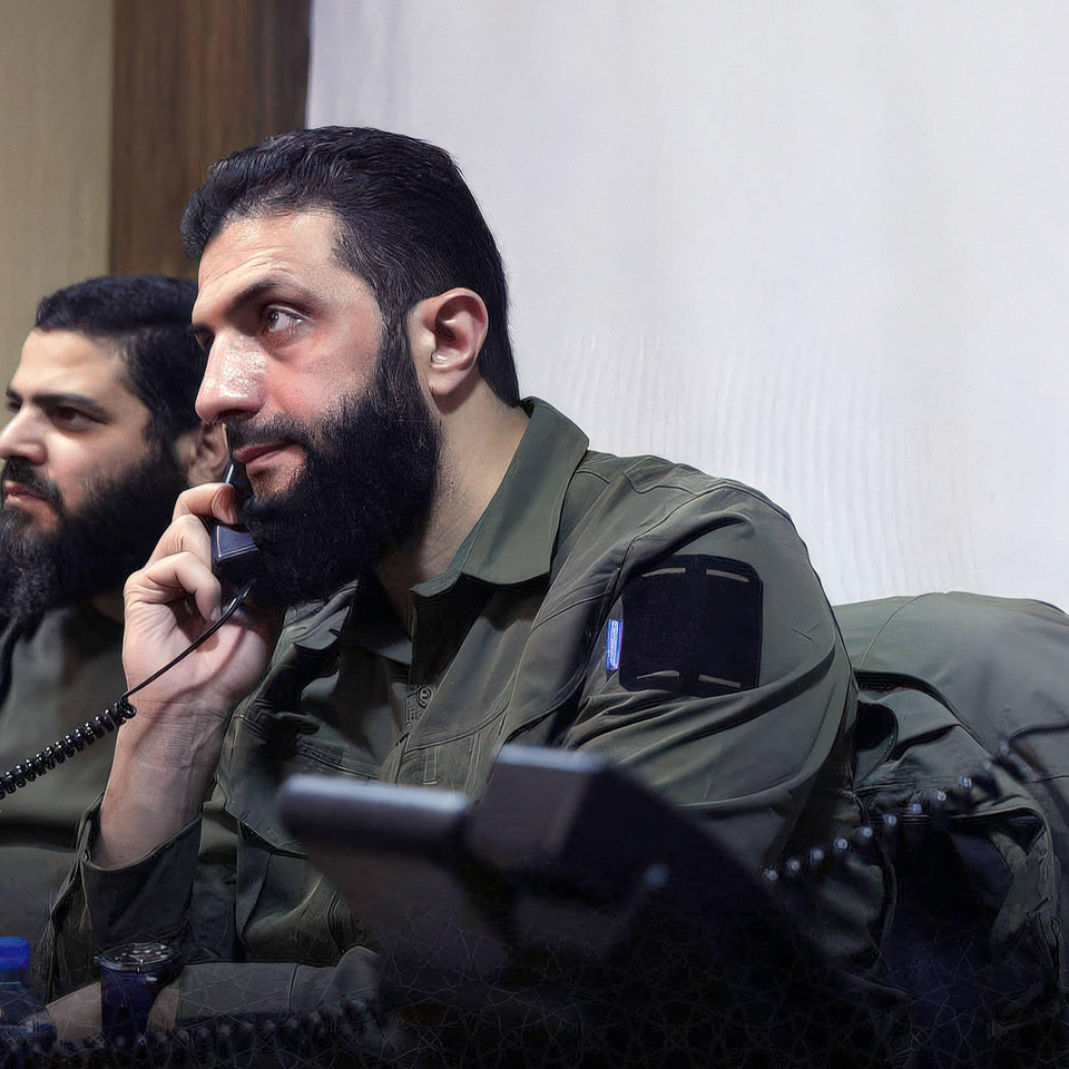 Syrien, Milizenführer al-Dscholani in Damaskus Abu Mohammed al-Jolani Leader Of Syrian Insurgents...